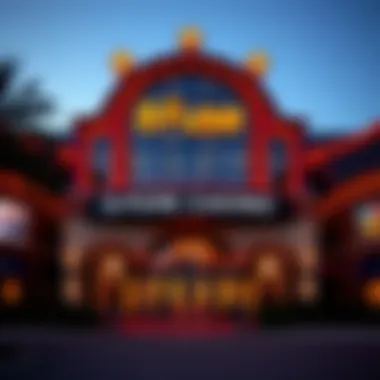 Exterior view of 8 Fuse Casino showcasing its architectural elegance