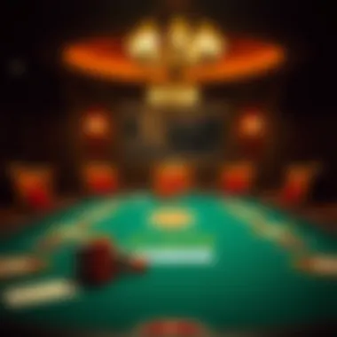 Classic Poker Table Setup Poker table setup