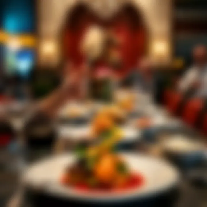 Gourmet Dining at Avis Park MGM A beautifully arranged dining setting showcasing gourmet dishes at Avis Park MGM