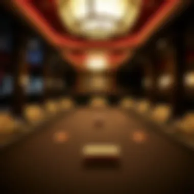 Poker Thrills at Avis Park MGM An elegant poker table set up in the gaming area of Avis Park MGM