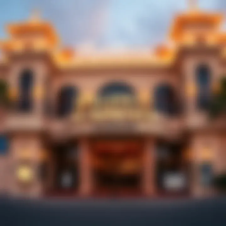 Exterior view of Baldwin Casino showcasing its architectural design