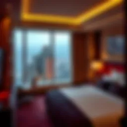 Luxurious bedroom view at Bally's Atlantic City