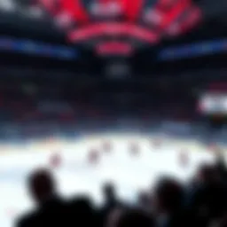 An overview of top ice hockey betting platforms with a modern interface