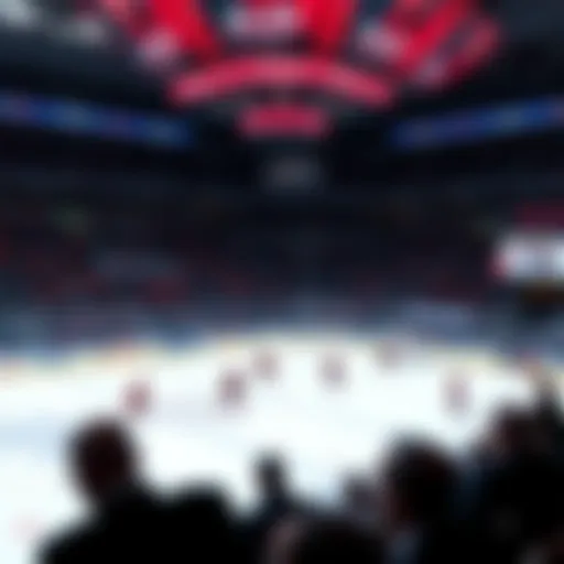 An overview of top ice hockey betting platforms with a modern interface