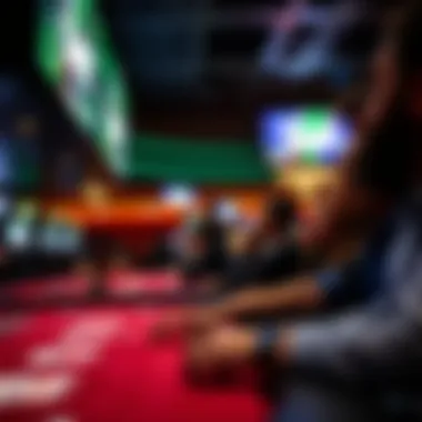 Exciting atmosphere at Bet MGM Grand during a big game