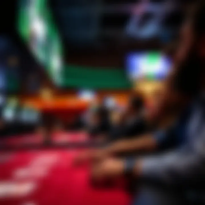 Exciting atmosphere at Bet MGM Grand during a big game