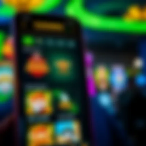 Interface of the Big Dollar Casino App showcasing game selection