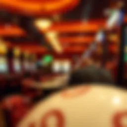 Bingo hall ambiance with players engaged