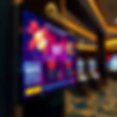 Promotional offers displayed on a digital screen