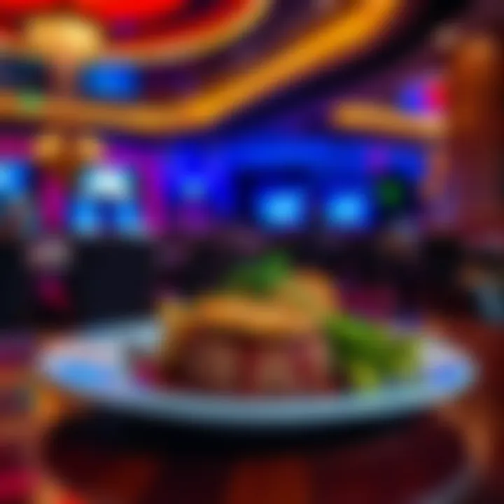 Gourmet Dining at Capitol Casino A gourmet dish from the casino's dining establishment