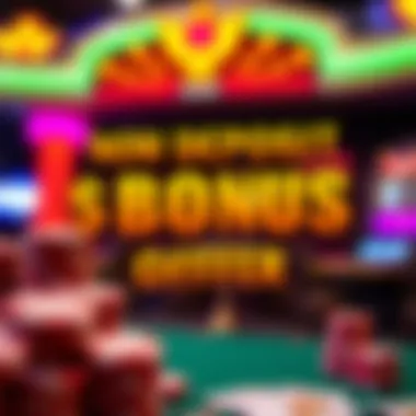 No Deposit Bonus Offer Exciting graphic showing no deposit bonus offer