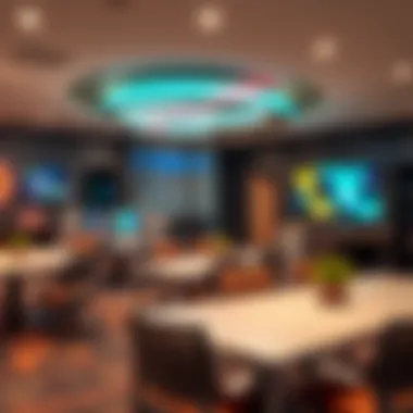 Modern office space inside Chumba Casino headquarters