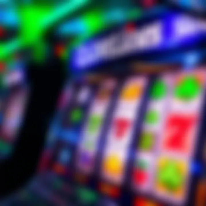 Colorful symbols on a Clover Link slot machine