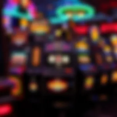 Diversity in Bar Slot Machine Designs Illustration of various bar slot machine types and their symbols