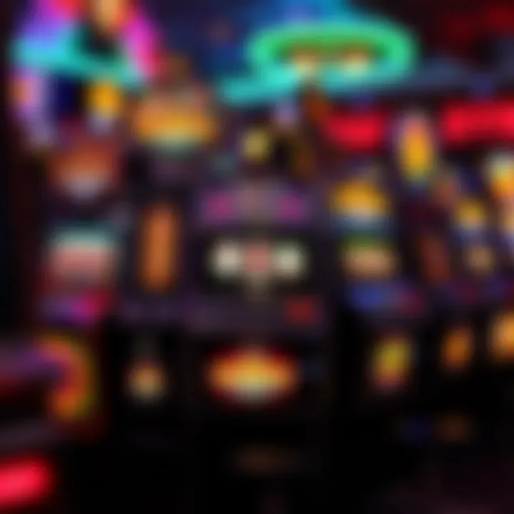 Diversity in Bar Slot Machine Designs Illustration of various bar slot machine types and their symbols