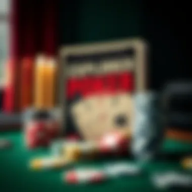 Exploring Poker Audiobooks Audiobook concept with poker theme