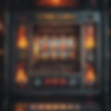 Visual representation of Fire Link slot machine interface