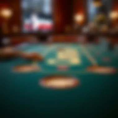 Personalized features on a bespoke Texas Holdem table enhancing gameplay