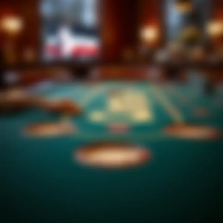 Personalized features on a bespoke Texas Holdem table enhancing gameplay