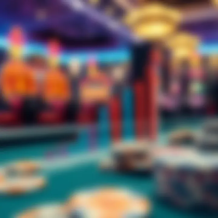 Financial Trends in Gambling A graph illustrating financial trends related to gambling income.