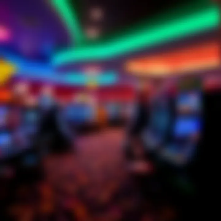 An engaging gaming floor filled with diverse gaming machines and tables.