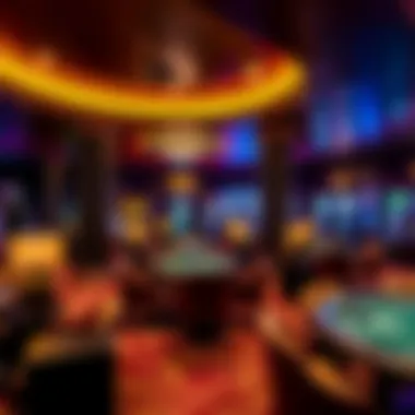 A relaxing lounge area within the casino, highlighting its luxurious ambiance.