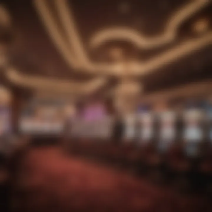 Vibrant casino environment for slot play