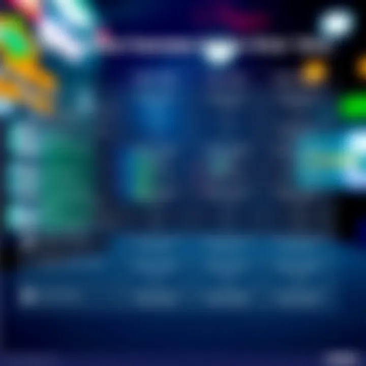 Comparative Features of Online Gaming Sites A comparative chart of features across online gaming sites