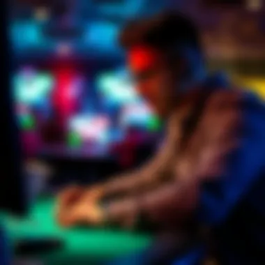 User Engagement in Online Poker A user engaged in an exciting online poker game