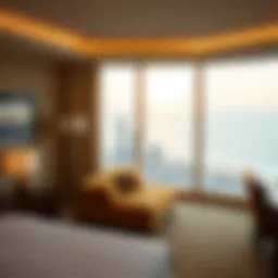 Luxurious guest room overlooking the Atlantic Ocean