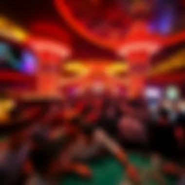 Vibrant Atmosphere at Bally's A bustling crowd enjoying the atmosphere at Bally's