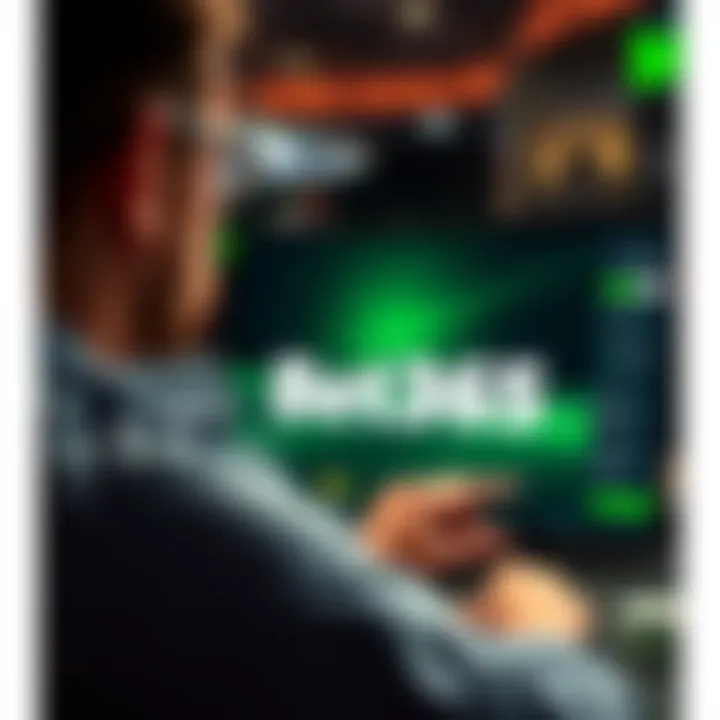 User engaging with Bet365 interface