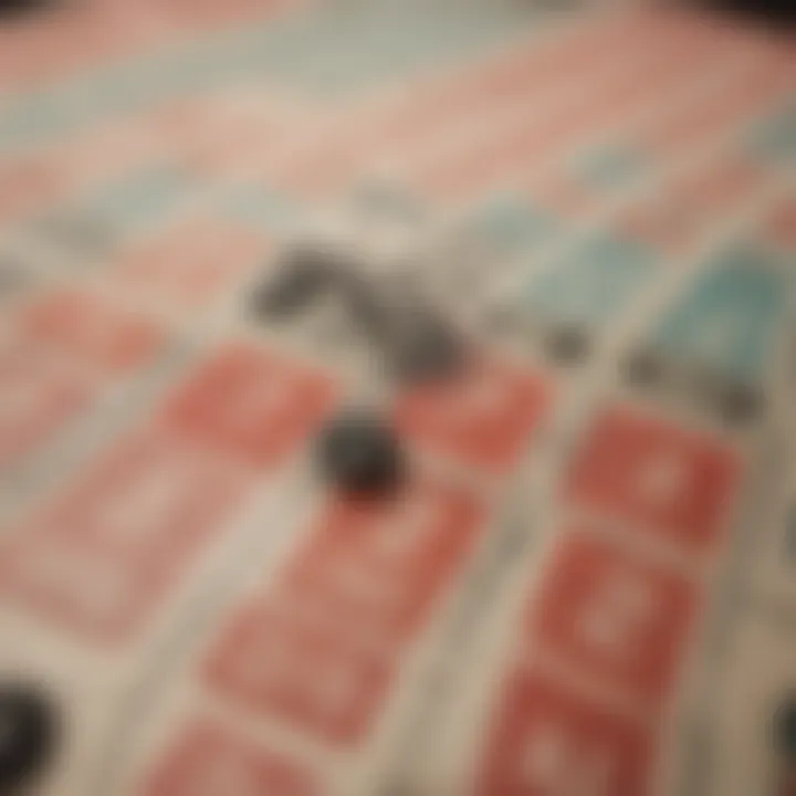 A close-up shot of a bingo card filled with numbers, symbolizing strategy.