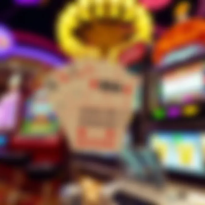 A collage of bingo cards and slot machines illustrating their unique features.