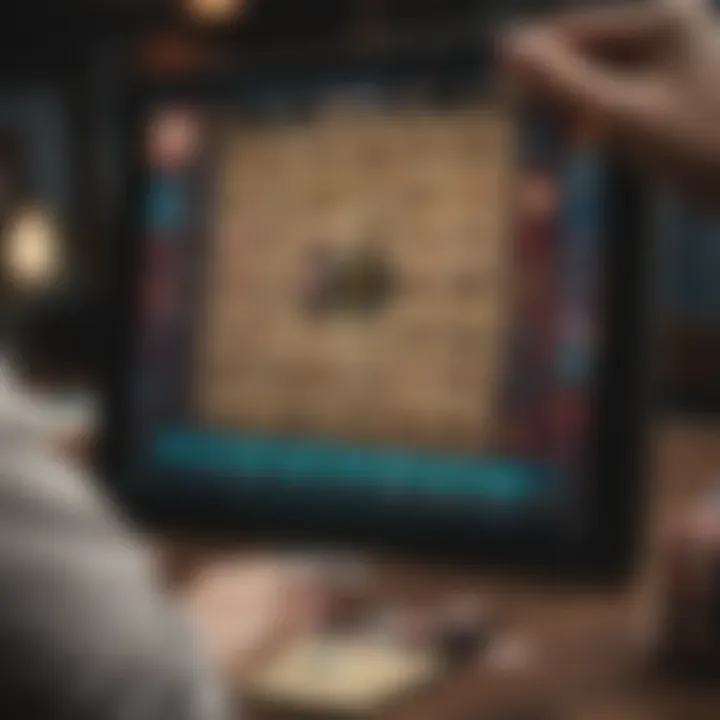 A dynamic game interface showcasing a blackout bingo session
