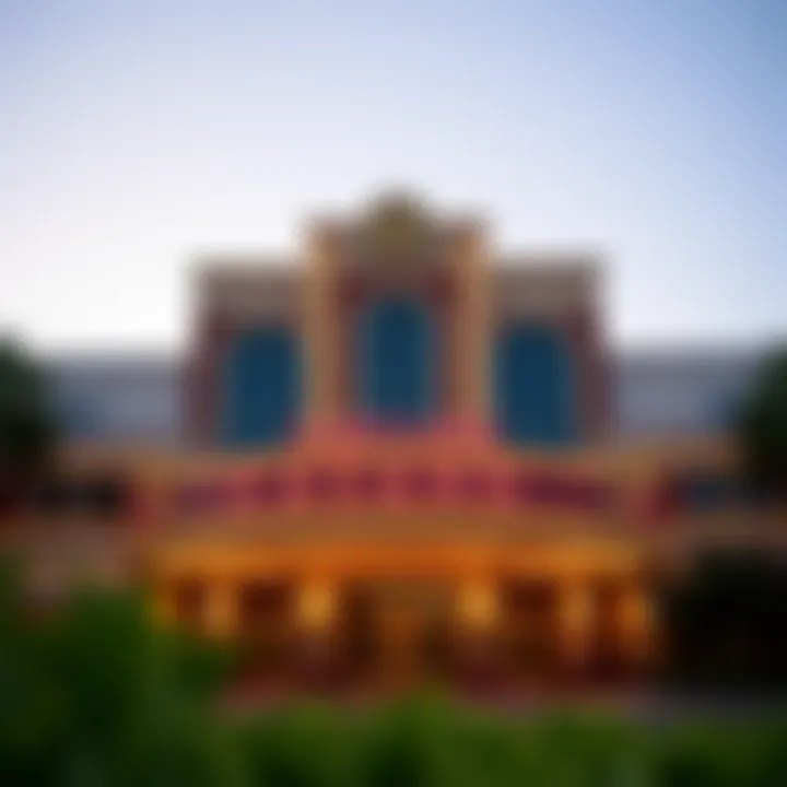 Exterior view of Caesars Casino Philadelphia showcasing its architecture