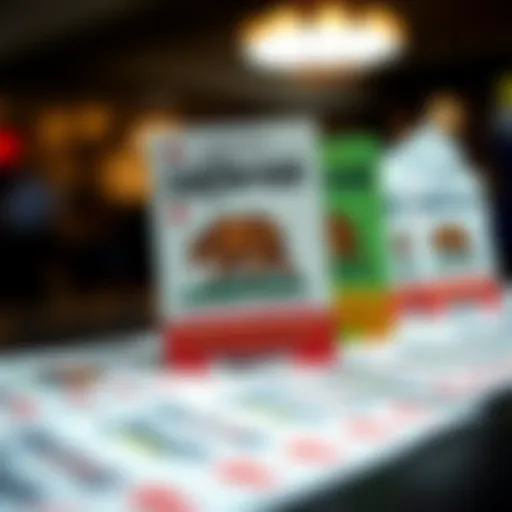 A visual representation of California scratcher tickets with varying designs