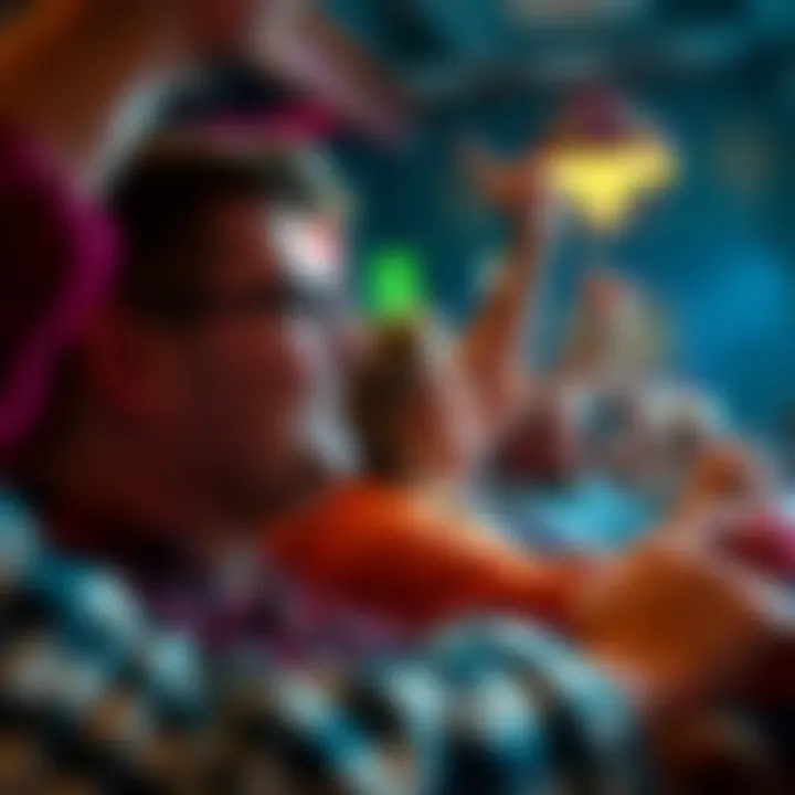 A collage of winners celebrating their scratcher wins with enthusiasm