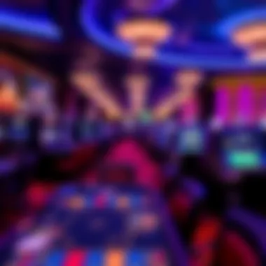 Vibrant gaming floor at Casino Encore