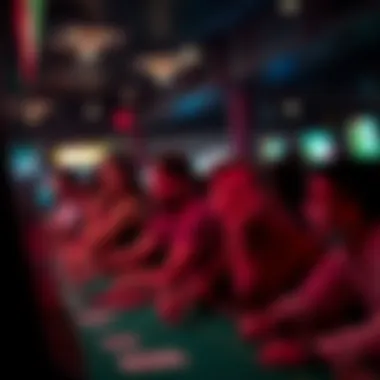 Diverse Gaming Atmosphere in Odessa A diverse group enjoying the gaming atmosphere