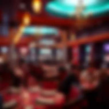 An overview of dining options within a casino