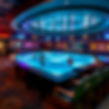 Unique Features of Circa Sportsbook An infographic illustrating the unique features and amenities of the Circa sportsbook pool.