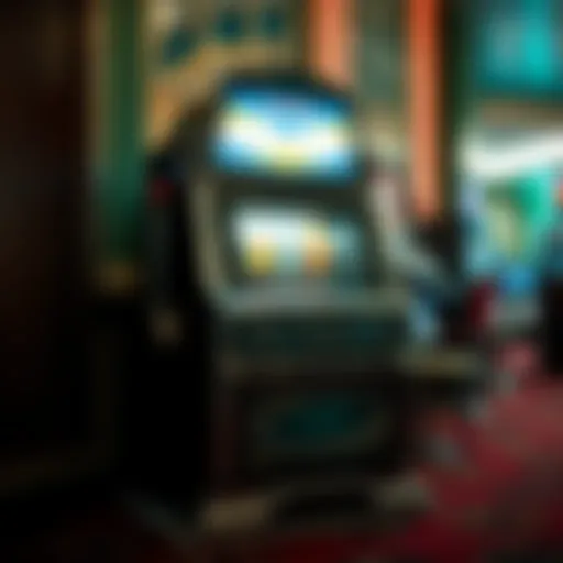 Vintage slot machine showcasing classic design