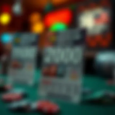 A visual representation of consumer engagement statistics related to customized scratch off lottery tickets.