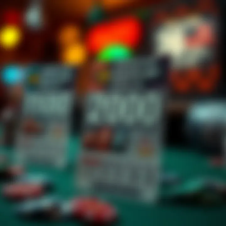 A visual representation of consumer engagement statistics related to customized scratch off lottery tickets.