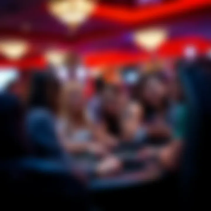 Socializing and Entertainment at Detroit Casinos A group of friends enjoying an exciting night at a casino