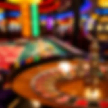 Excitement of Roulette in Detroit Casinos A roulette wheel with colorful chips in play