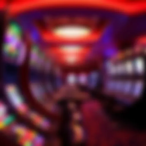 Casino Gaming Experience in Detroit Vibrant casino gaming floor with slot machines and tables