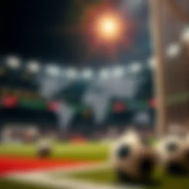 A visual representation of the global reach of football bookmakers