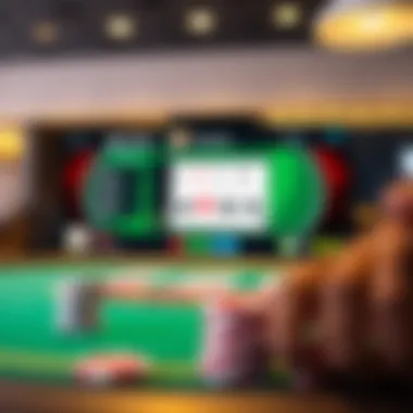 Screenshot of Texas Poker Game Interface Screenshot of a Texas poker game interface